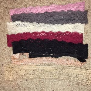 Charming Charlie lace headbands